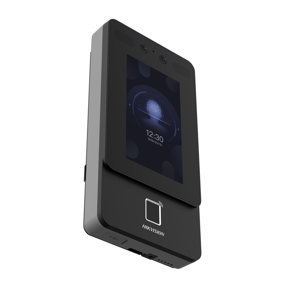 CONTROL DE ACCESO HIKVISION BIOMETRICO FACIAL/DACTILAR TCPIP/WIFI CON LECTOR DE TARJETA EM
